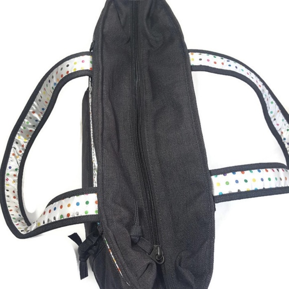 OGIO Hamptons Women's Laptop Tote Bag Gray Black - Picture 7 of 8